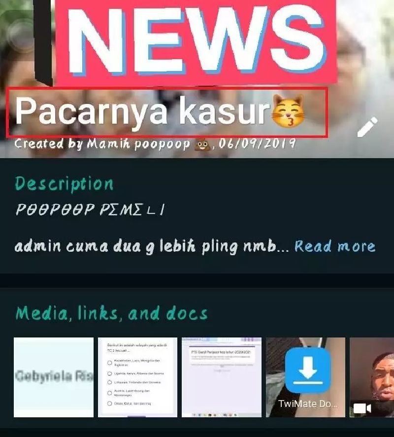 Nama Grup Whatsapp Lucu